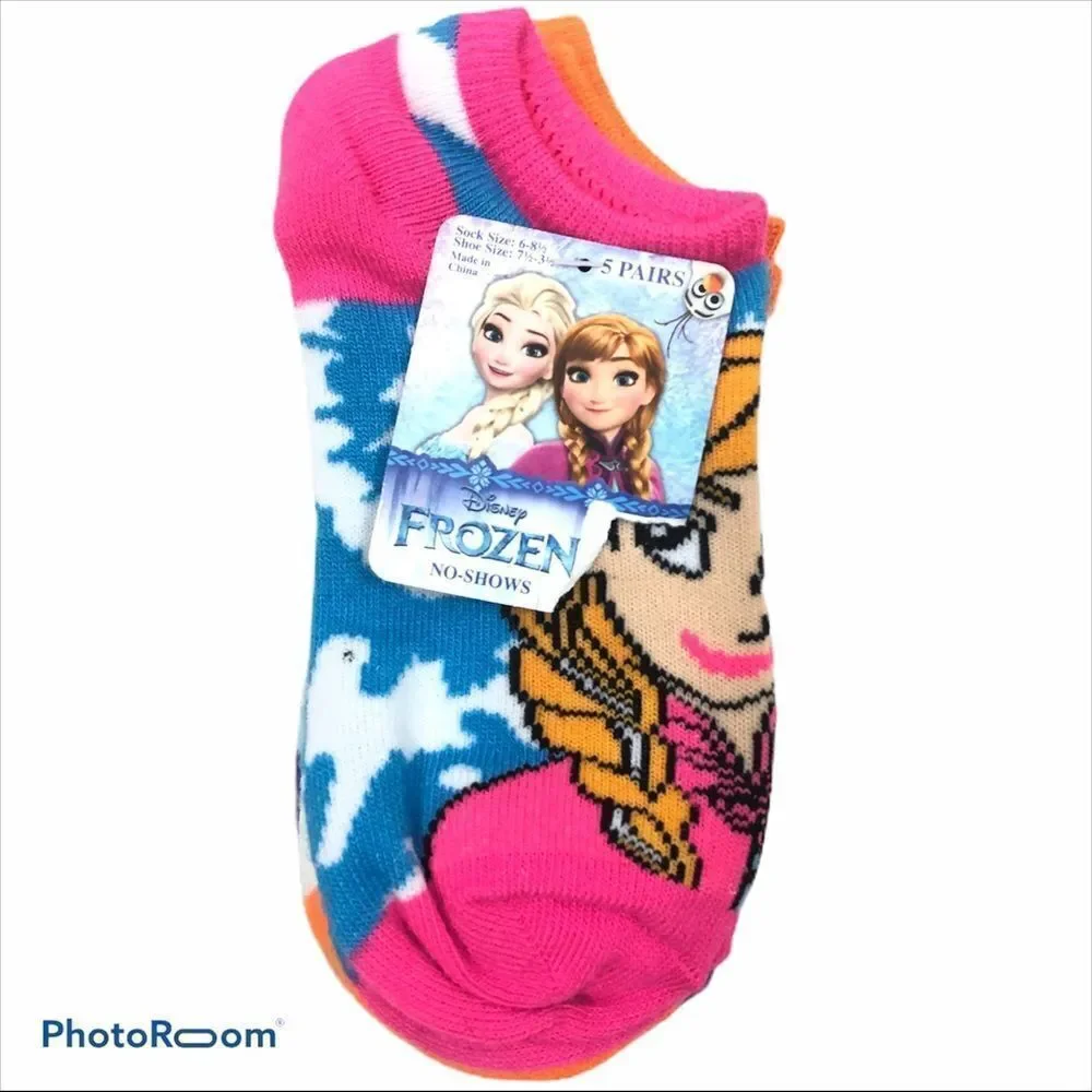 Brand new Pack of 5‎ Pairs of Girls Frozen Socks